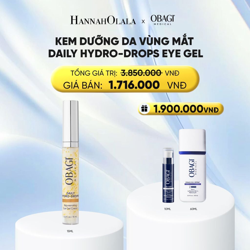  KEM DƯỠNG DA VÙNG MẮT DAILY HYDRO-DROPS EYE GEL 15ML - DEAL 12 