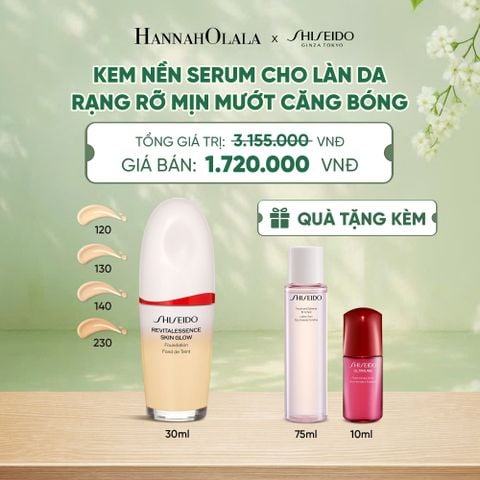  KEM NỀN SHISEIDO REVITALESSENCE SKIN GLOW FOUNDATION 30ML - DEAL 12 - A1139 