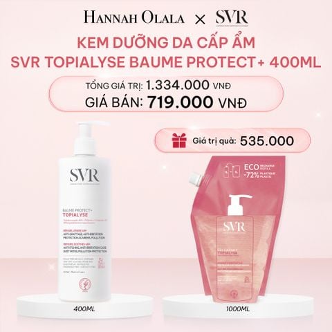  E893_DEAL 12: KEM DƯỠNG DA CẤP ẨM TOÀN THÂN SVR TOPIALYSE BAUME PROTECT+ 400ML 