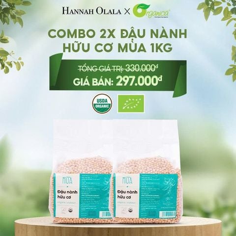  E54_DEAL 12: COMBO 2 X ĐẬU NÀNH HỮU CƠ MÙA 1KG 