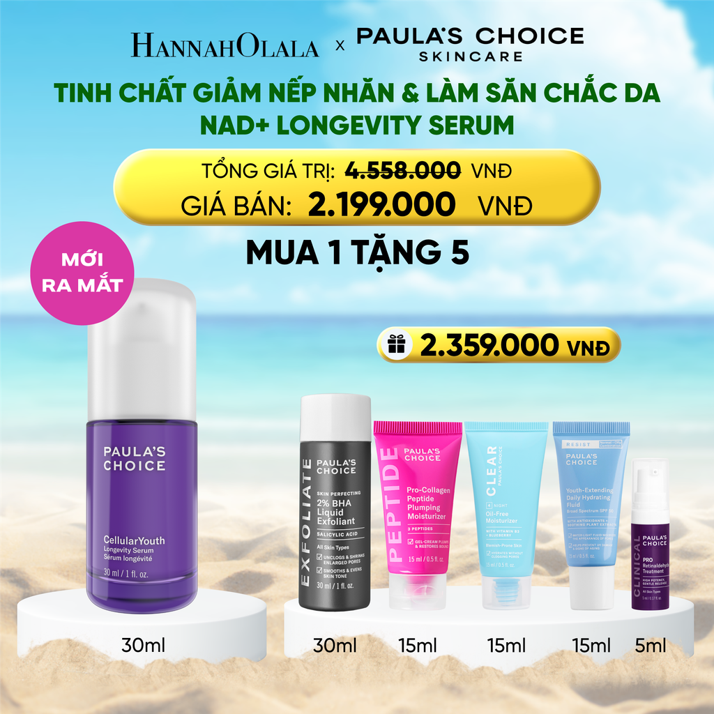  DEAL 12: [MỚI RA MẮT] TINH CHẤT KHỞI SINH NAD+ CELLULARYOUTH LONGEVITY 