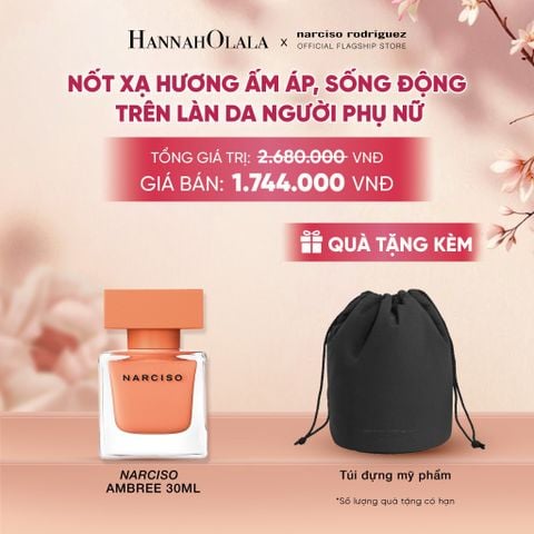 NƯỚC HOA NỮ NARCISO RODRIGUEZ NARCISO EAU DE PARFUM AMBRÉE 30ML - DEAL 12 - A3003 