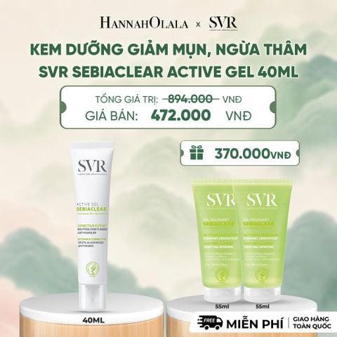  KEM DƯỠNG GIẢM MỤN, NGỪA THÂM SVR SEBIACLEAR ACTIVE GEL 40ML - DEAL 14 - A1331 