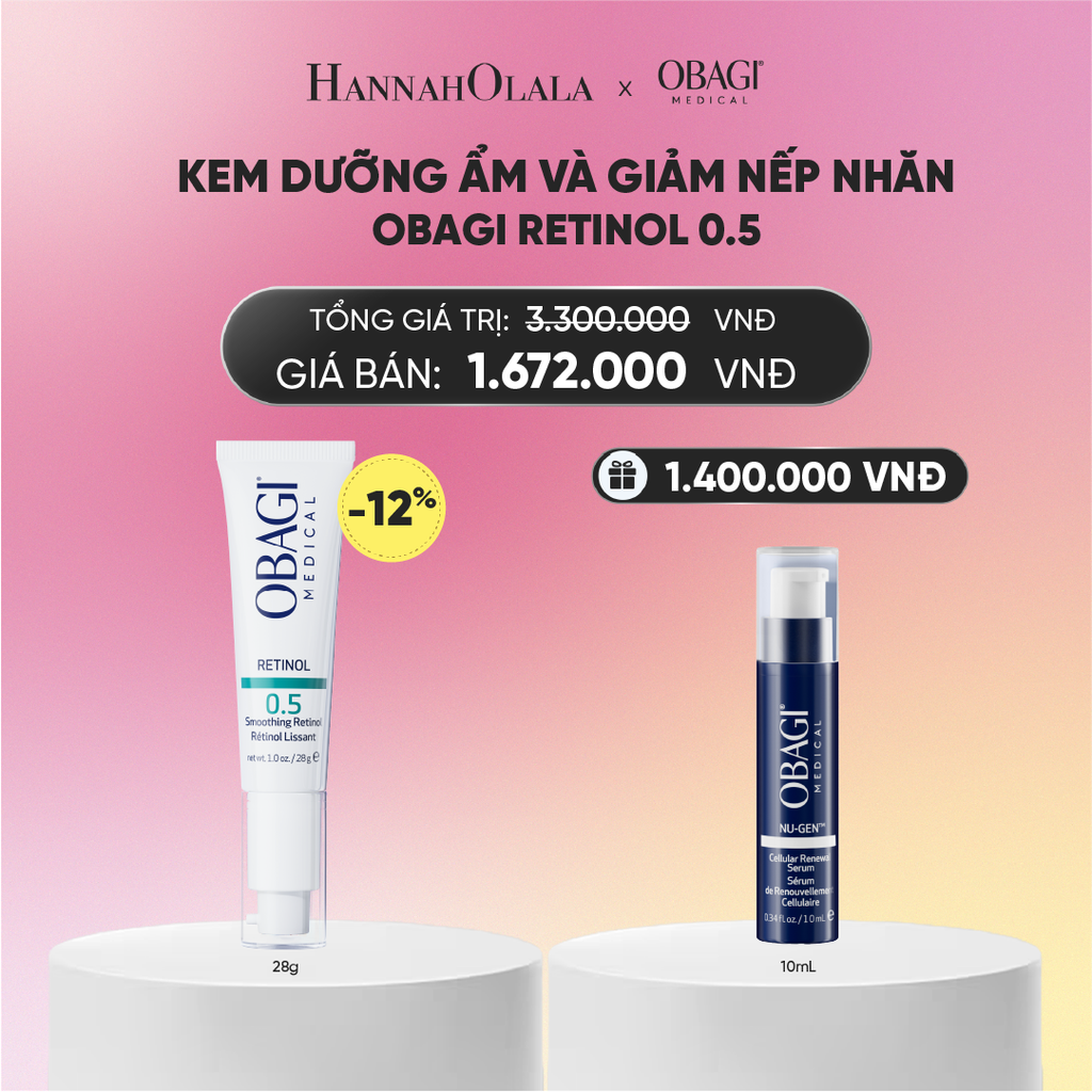  KEM DƯỠNG ẨM VÀ GIẢM NẾP NHĂN RETINOL 0.5 28G - DEAL 12_A862 