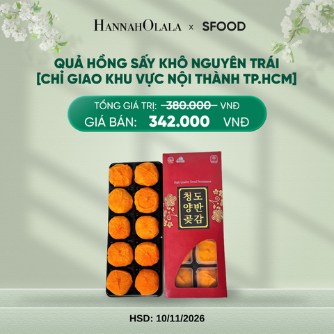  DEAL 12: QUẢ HỒNG SẤY KHÔ NGUYÊN TRÁI [CHỈ GIAO KHU VỰC TP.HCM] 