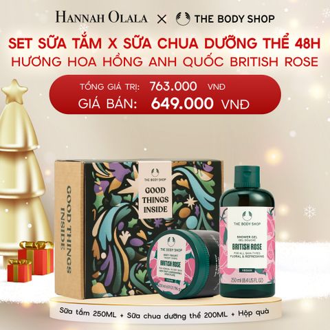  DEAL 12: SET QUÀ NGÁT HƯƠNG - SỮA TẮM 250ML & SỮA CHUA DƯỠNG THỂ 200ML 