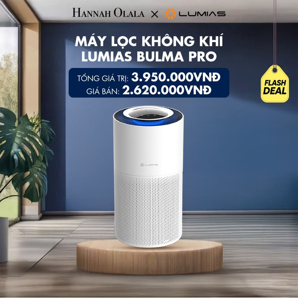  MÁY LỌC KHÔNG KHÍ LUMIAS BULMA PRO - DEAL 13 