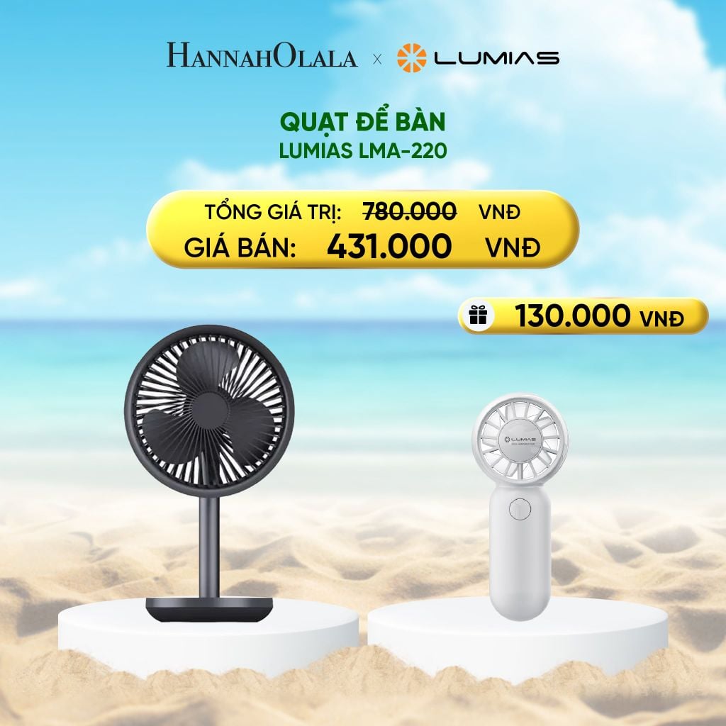  DEAL 13: QUẠT ĐỂ BÀN LUMIAS LMA-220 