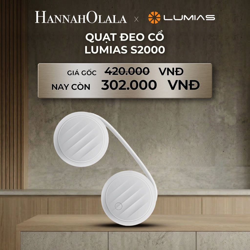 DEAL 13: QUẠT ĐEO CỔ LUMIAS S2000 