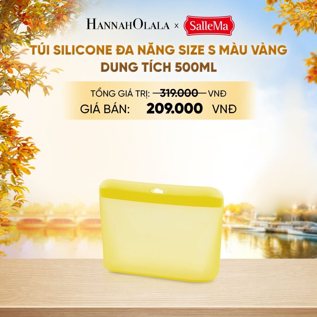  TÚI SILICONE CAO CẤP SALLEMA - DEAL 13 - E1679 