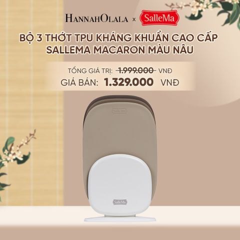  BỘ 3 THỚT TPU KHÁNG KHUẨN CAO CẤP SALLEMA MACARON - DEAL 13 - A1983 