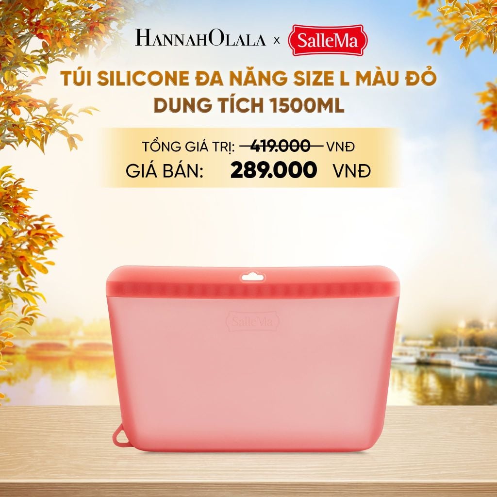  TÚI SILICONE CAO CẤP SALLEMA - DEAL 13 - E1679 