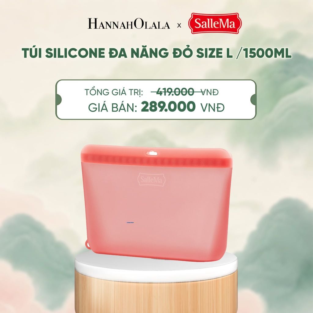  TÚI SILICONE CAO CẤP SALLEMA - DEAL 13 - A2163 