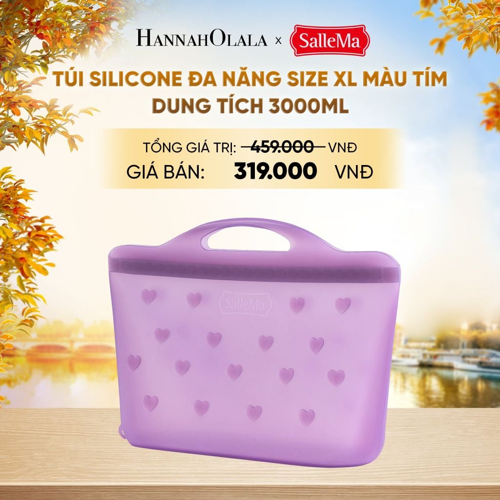  TÚI SILICONE CAO CẤP SALLEMA - DEAL 13 - E1679 