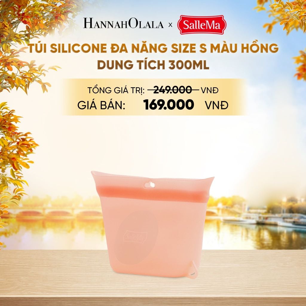  TÚI SILICONE CAO CẤP SALLEMA - DEAL 13 - E1679 