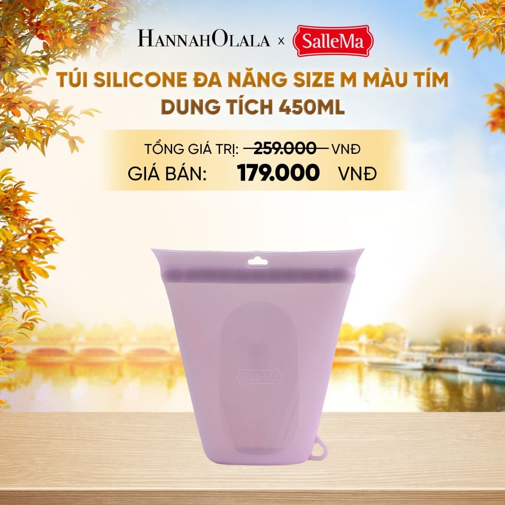  TÚI SILICONE CAO CẤP SALLEMA - DEAL 13 - E1679 