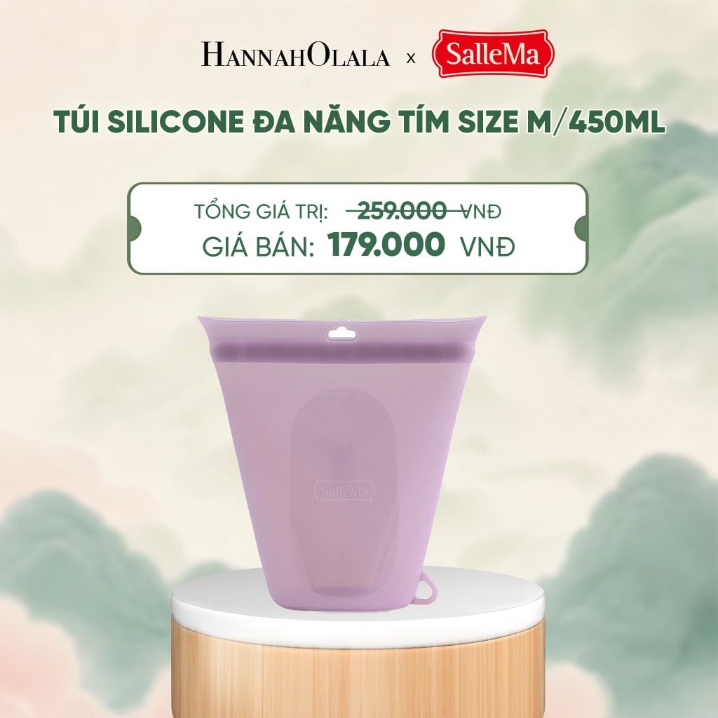  TÚI SILICONE CAO CẤP SALLEMA - DEAL 13 - A2163 
