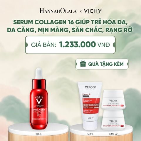  SERUM COLLAGEN 16 GIÚP TRẺ HÓA DA, DA CĂNG, MỊN MÀNG, SĂN CHẮC, RẠNG RỠ 30ML - A1178 