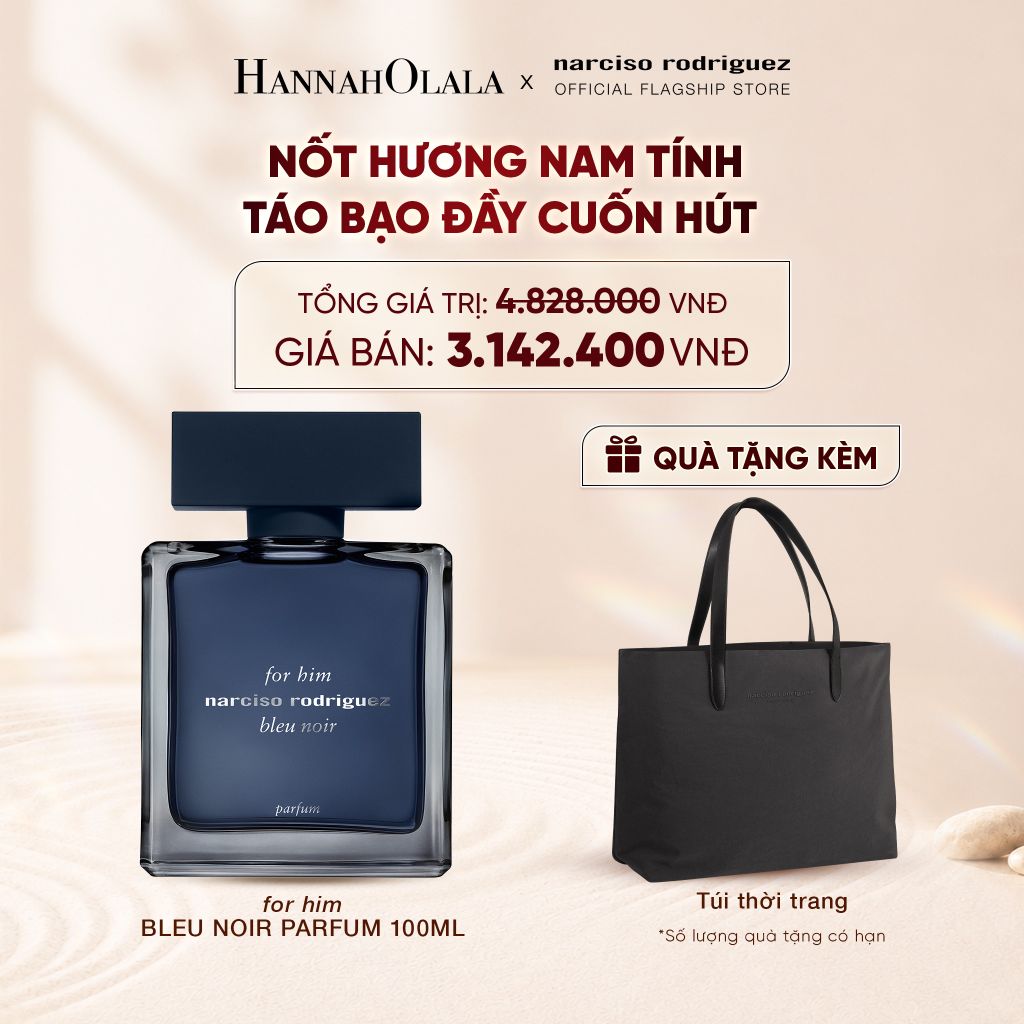  NƯỚC HOA NAM NARCISO RODRIGUEZ FOR HIM BLEU NOIR PARFUM 100ML - DEAL 13 