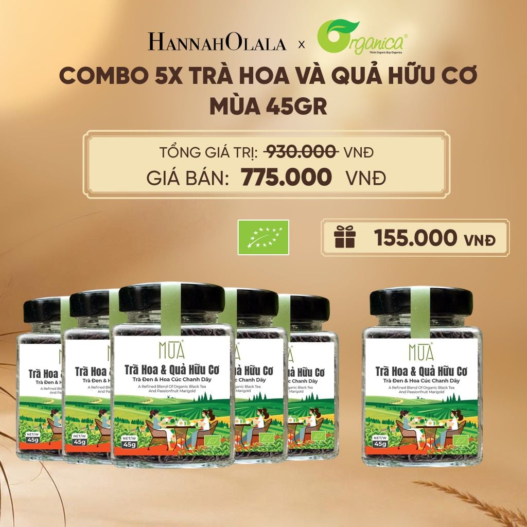  TRÀ HOA VÀ QUẢ HỮU CƠ MÙA 45GR - DEAL 13 - E81 