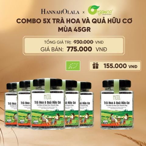  TRÀ HOA VÀ QUẢ HỮU CƠ MÙA 45GR - DEAL 13 - E81 