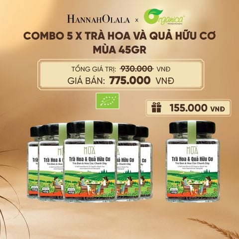  TRÀ HOA VÀ QUẢ HỮU CƠ MÙA 45GR - E258 