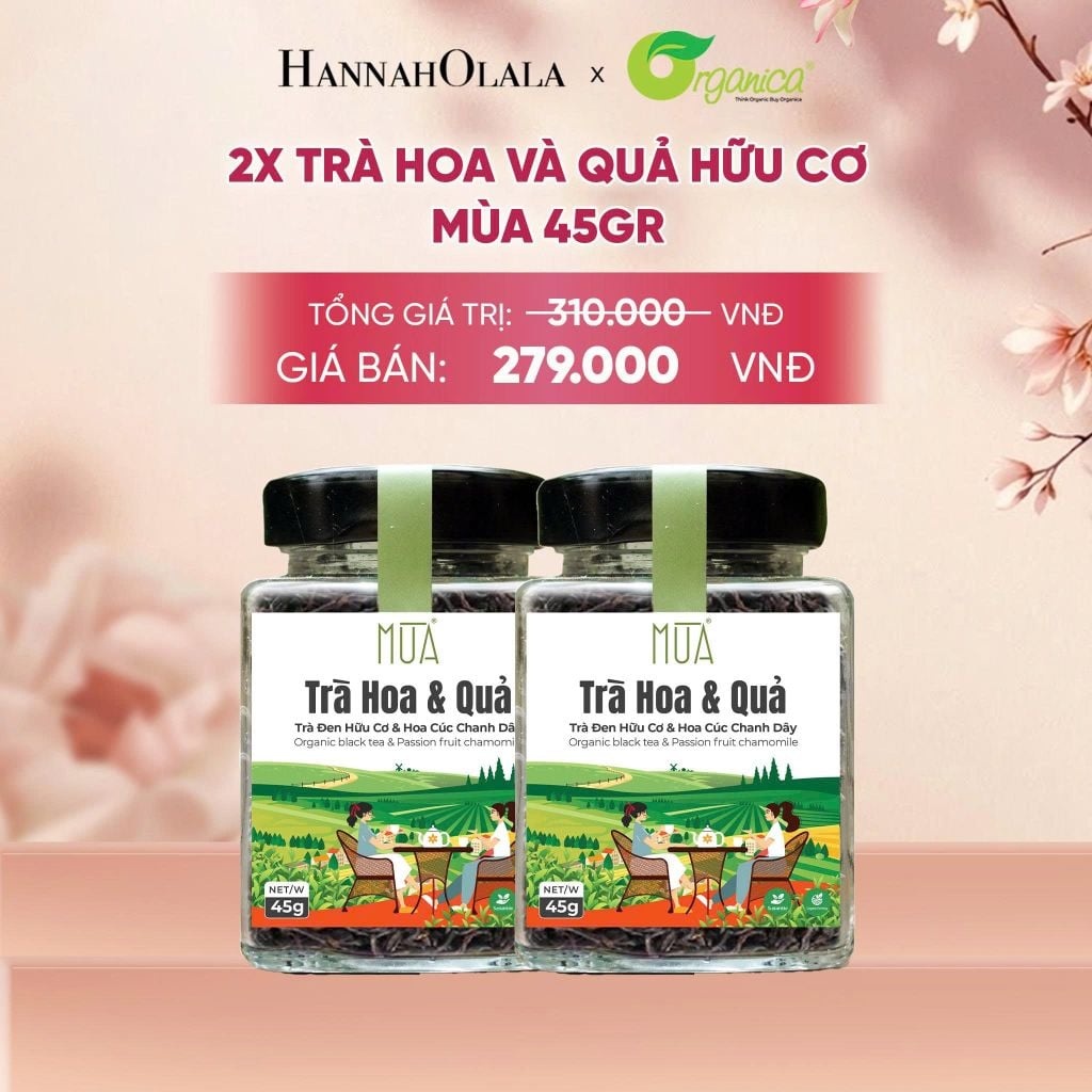  TRÀ HOA VÀ QUẢ HỮU CƠ MÙA 45GR - A88 
