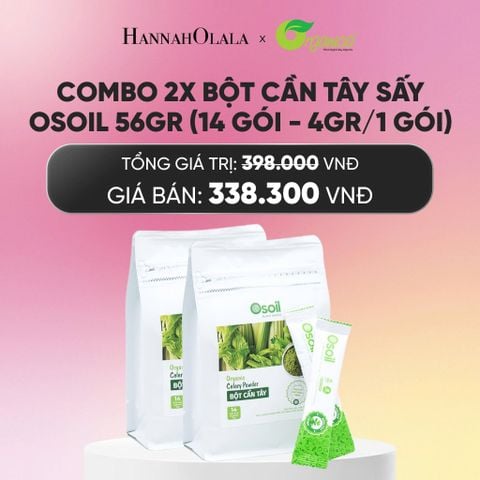  BỘT CẦN TÂY SẤY OSOIL 56GR (14 GÓI - 4GR/1 GÓI) - DEAL 13_A801 