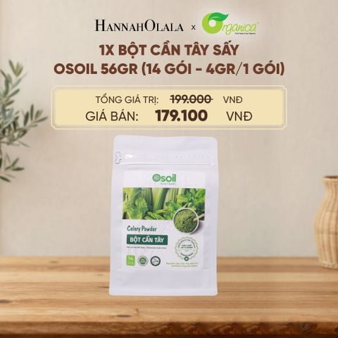  BỘT CẦN TÂY SẤY OSOIL 56GR (14 GÓI - 4GR/1 GÓI) - D270 