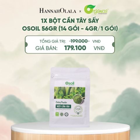  BỘT CẦN TÂY SẤY OSOIL 56GR (14 GÓI - 4GR/1 GÓI) - A1903 