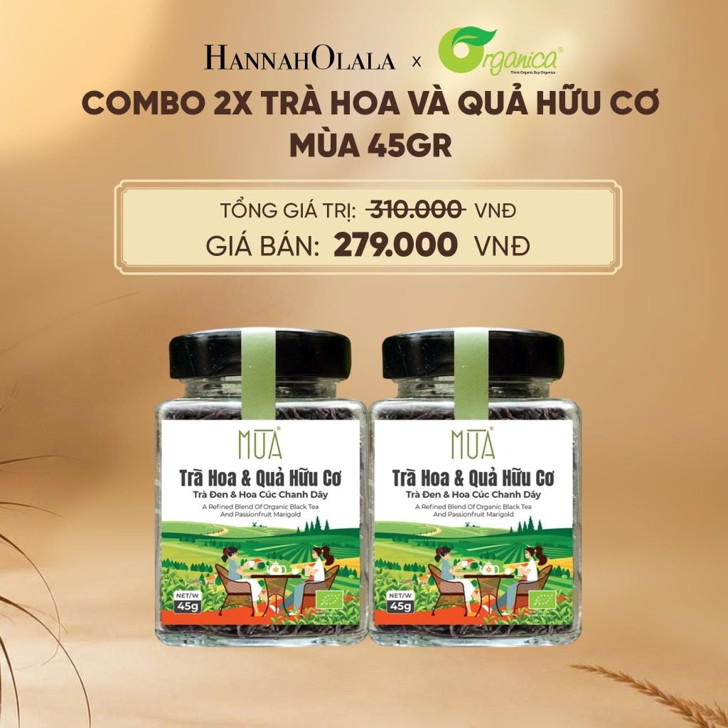  TRÀ HOA VÀ QUẢ HỮU CƠ MÙA 45GR - DEAL 13 - E81 