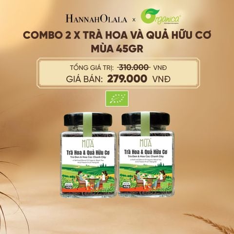  TRÀ HOA VÀ QUẢ HỮU CƠ MÙA 45GR - E258 