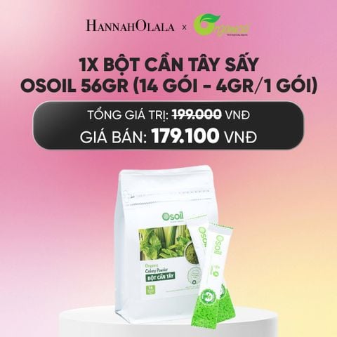  BỘT CẦN TÂY SẤY OSOIL 56GR (14 GÓI - 4GR/1 GÓI) - DEAL 13_A801 