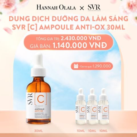  A807_DEAL 13: DUNG DỊCH DƯỠNG DA DẠNG LỎNG GIÚP LÀM SÁNG DA VÀ CHỐNG NHĂN SVR [C] AMPOULE ANTI-OX 30ML 