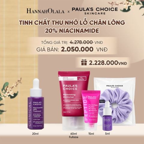 TINH CHẤT SE KHÍT LỖ CHÂN LÔNG VÀ LÀM MỜ THÂM MỤN NIACINAMIDE 20% 20ML - DEAL 4 - A1862 