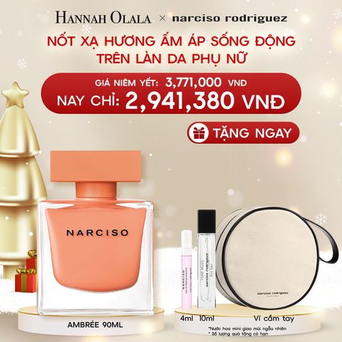  A221_DEAL 13: Nước Hoa nữ Narciso Rodriguez Narciso Eau De Parfum Ambrée 90ml 