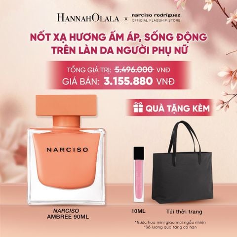  NƯỚC HOA NỮ NARCISO RODRIGUEZ NARCISO EAU DE PARFUM AMBRÉE 90ML - DEAL 13 - A3004 