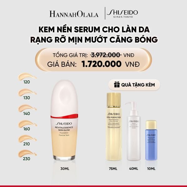  KEM NỀN REVITALESSENCE SKIN GLOW FOUNDATION 30ML - DEAL 13 - C22 