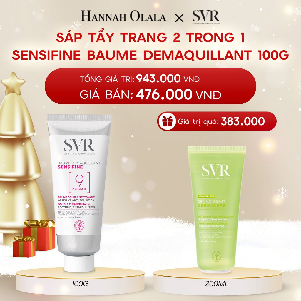  DEAL 13: SÁP TẨY TRANG 2 TRONG 1 SVR SENSIFINE BAUME DEMAQUILLANT 100GRAM 