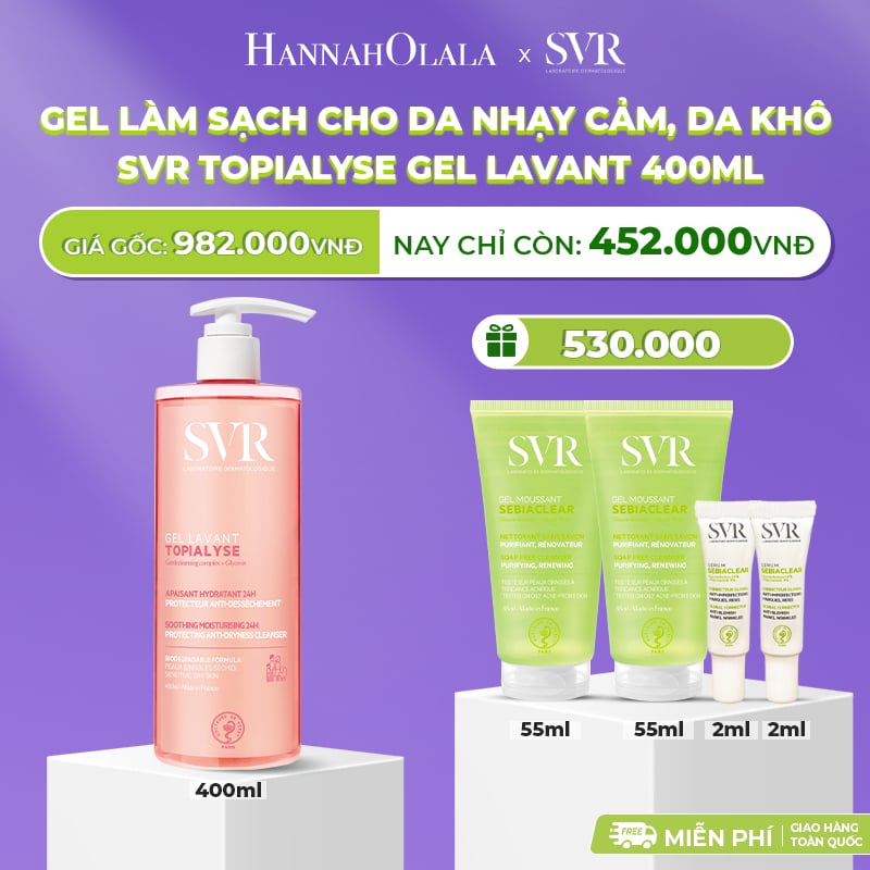 GEL LÀM SẠCH SVR TOPIALYSE 400ml