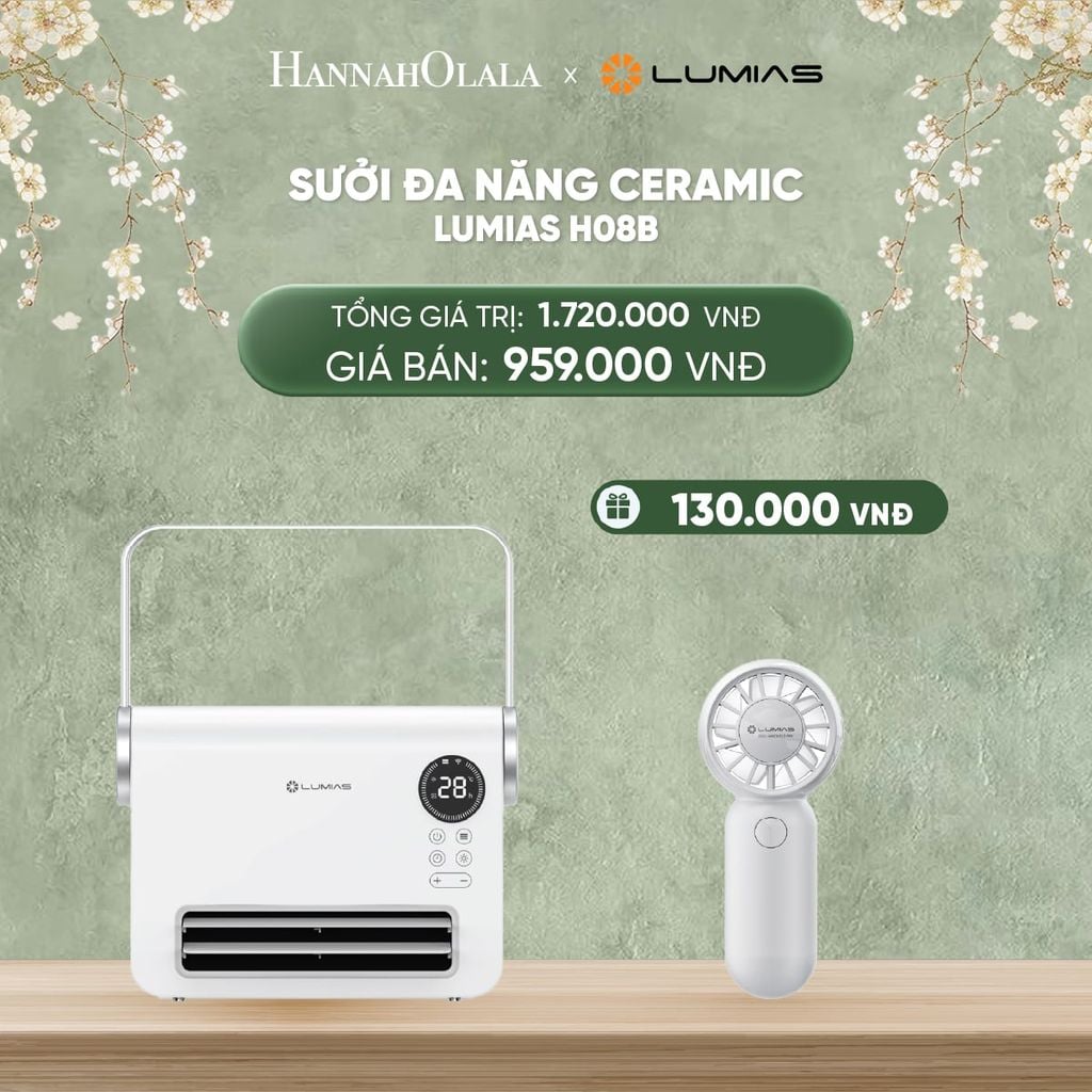  DEAL 13: SƯỞI ĐA NĂNG CERAMIC LUMIAS H08B 
