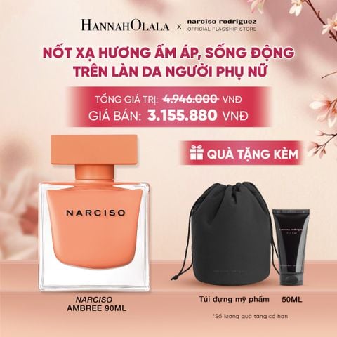  NƯỚC HOA NỮ NARCISO RODRIGUEZ NARCISO EAU DE PARFUM AMBRÉE 90ML - DEAL 13 