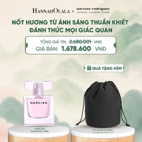  NƯỚC HOA NỮ NARCISO RODRIGUEZ NARCISO EAU DE PARFUM RADIANTE 30ML - DEAL 13 