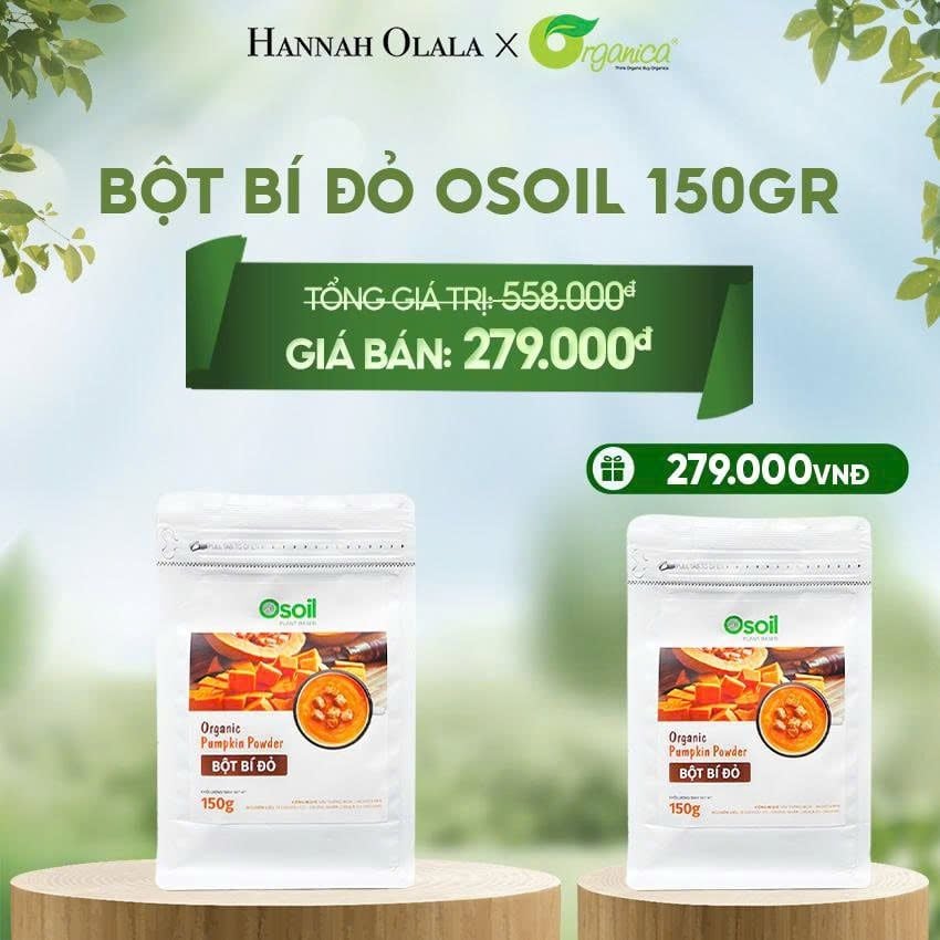  E55_DEAL 13: BỘT BÍ ĐỎ OSOIL 150GR 