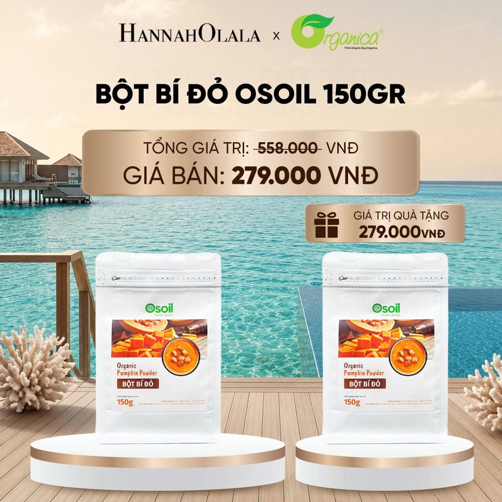  BỘT BÍ ĐỎ OSOIL 150GR - DEAL 13 