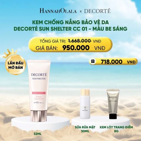  DEAL 14: KEM CHỐNG NẮNG BẢO VỆ DA DECORTÉ SUN SHELTER 