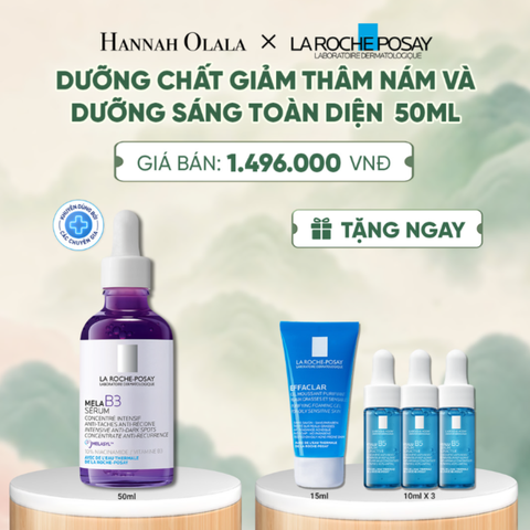  DƯỠNG CHẤT GIẢM THÂM NÁM VÀ DƯỠNG SÁNG LA ROCHE-POSAY MELA B3 SERUM 50ML - A1148 