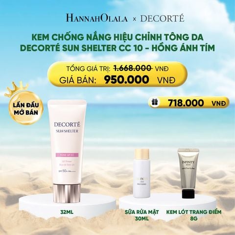  DEAL 14: KEM CHỐNG NẮNG BẢO VỆ DA DECORTÉ SUN SHELTER 