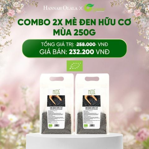  E587_DEAL 13: COMBO 2 X MÈ ĐEN HỮU CƠ MÙA 250G 