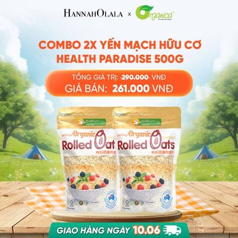  COMBO 2X YẾN MẠCH HỮU CƠ HEALTH PARADISE 500G [GIAO HÀNG TỪ 10.06] - DEAL 11 